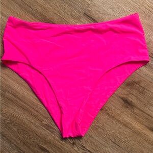Zaful Hot Pink Bikini Bottom XL